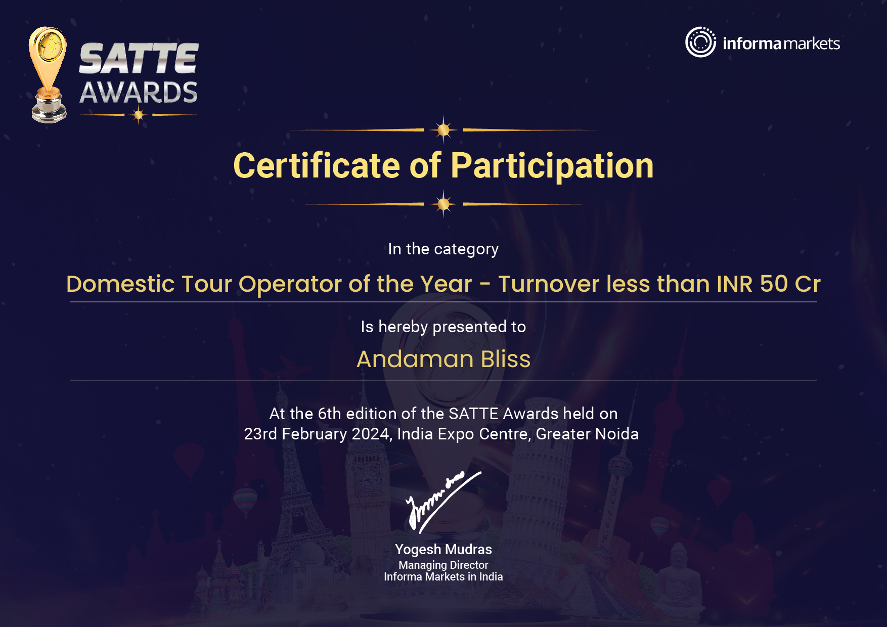 Customer Satisfaction Award